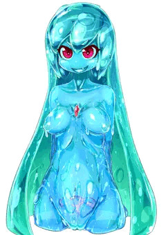 サドっぽいスライム娘