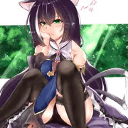 不機嫌そうな子猫
