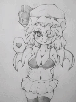 胸が大きいレミリアお嬢様