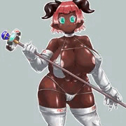 褐色角っ娘さん