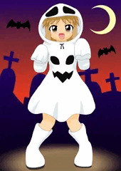 ハロウィンのゴースト