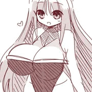 モノクロ爆乳みるくちゃん