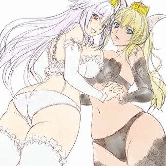 クッパ姫とキングテレサ姫　ラフ
