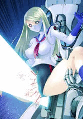 リョナグロ・レーザーで性器切断