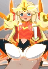 [Skeb]黄名子ちゃん(ミキシアームド)に騎乗位でしてもらう