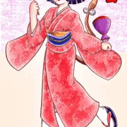 着物 ニャコ娘