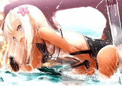 「提督ー！　この黒い…ひゃあ？！　ううぅ…」