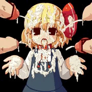 ルーミアにぶっかけ
