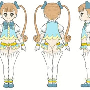 頓挫したCG集のキャラ立ち絵