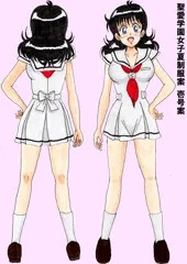 聖愛学園女生徒 夏制服私案