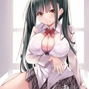 シャツが透けてる女の子