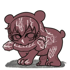 木彫りのフェラ