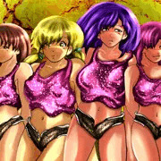 ４人並んで②。