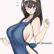 文香裸エプロン(事後あり)