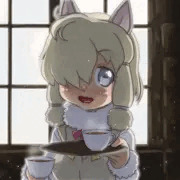 ぐっともぉ～にんぐぅお紅茶入ったゆぉ