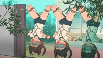 アコーディオン柵になった少女's