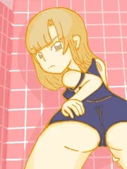 待機ポーズ(裸差分)