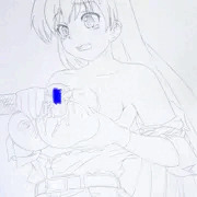 乳首で攻める凪さん。