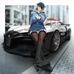 やばい女性警官に呼び止められた😨
