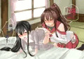 熱を出した初霜ちゃんに座薬を入れる大和さん