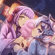 Holo candy cane together