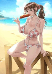 水玉ビキニ女子💗