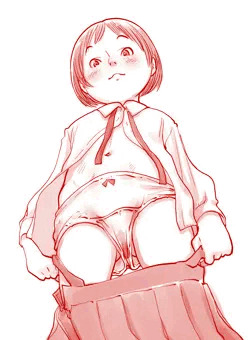 吊りスカぱんつ。