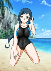リン子ママ競泳水着