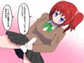 顔射系ふたなり女子
