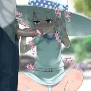 日陰おくちえっち（2P）