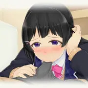 亀頭をねっとり吸い上げてくれる委員長