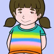派手めの服を着た 地味子ちゃん（うちのこ）