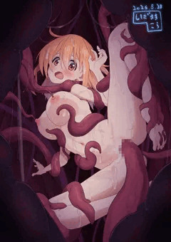 モンスターの体内で産む器官にされちゃう女の子