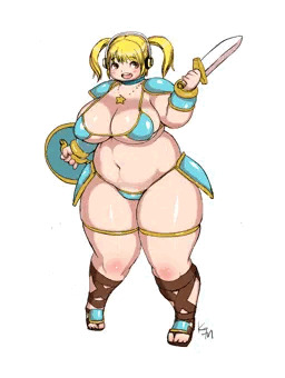 ビキニアーマーぽちゃ子
