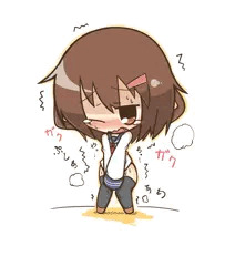 雷ちゃんお漏らし