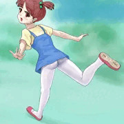 走り出す幼女