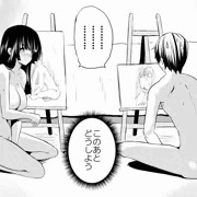 絵描きの男女
