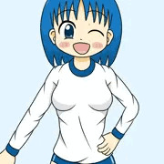 青髪ちゃん（仮）