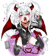 メスガキ精子げっぷ