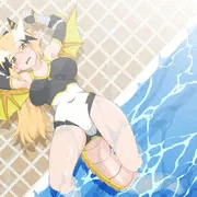よそのこ　サンちゃんと暑い日はプールサイドで…