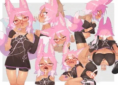 桃色メスガキツネ