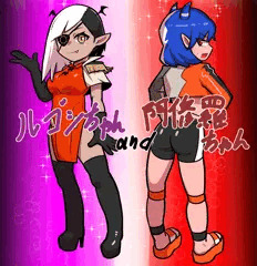 【skeb】ルゴシちゃん＆阿修羅ちゃん
