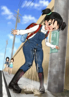 下校中に
