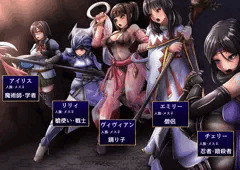 【skebリクエスト】メデューサに石化されたオリジナル冒険者たち　