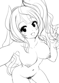 自撮りスズナ（全裸ラフ）