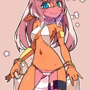 ダークエルフのラウラちゃん描きました！