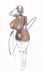 OCダウナー褐色サキュバス/アニメ作品用新キャラデザ😈🛁💕