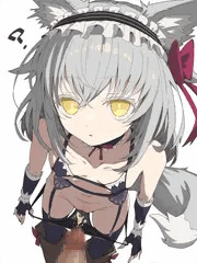 メイドビキニ無表情ケモミミ少女