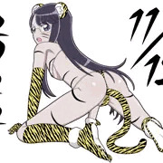 虎柄ビキニの月影ゆり