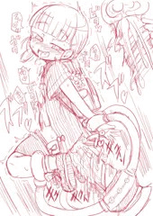 電車にこんな子もいて